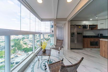Varanda da Sala de apartamento para alugar com 2 quartos, 83m² em Parque Bandeirante, Santo André