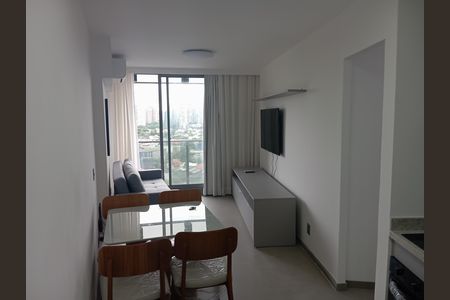 Sala de apartamento para alugar com 1 quarto, 50m² em Barra da Tijuca, Rio de Janeiro