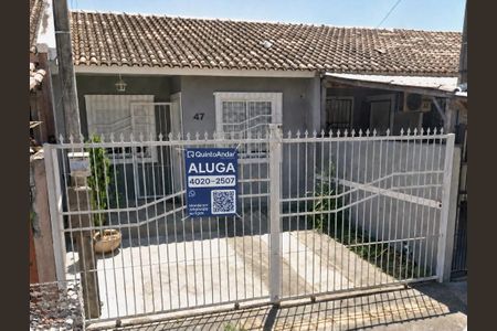 Fachada de casa para alugar com 2 quartos, 45m² em Jardim Betânia, Cachoeirinha