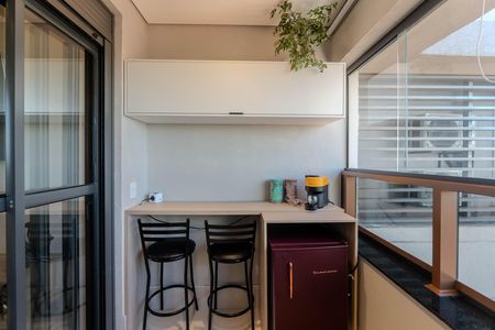 Cozinha de kitnet/studio à venda com 1 quarto, 28m² em Bela Vista, São Paulo