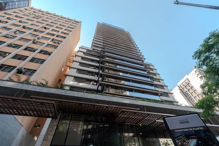 Studio à venda com 28m², 1 quarto e sem vaga Studio à venda com 28m², 1 quarto e sem vagaFachada