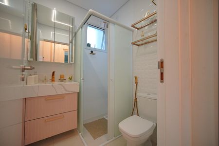 Apartamento para alugar com 105m², 2 quartos e 1 vagaBanheiro da Suíte 2