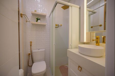 Apartamento para alugar com 105m², 2 quartos e 1 vagaBanheiro da Suíte 1