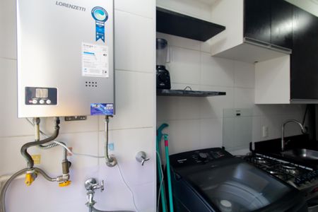 Apartamento à venda com 45m², 2 quartos e 1 vagaCozinha e Área de Serviço