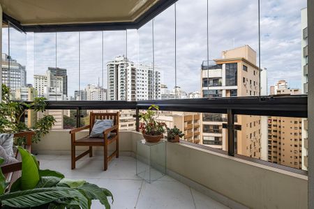 Sala - Varanda de apartamento para alugar com 4 quartos, 240m² em Paraíso, São Paulo