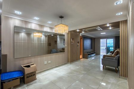 Sala de apartamento para alugar com 3 quartos, 140m² em Canto do Forte, Praia Grande