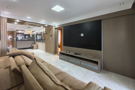 Sala  de apartamento para alugar com 3 quartos, 140m² em Canto do Forte, Praia Grande