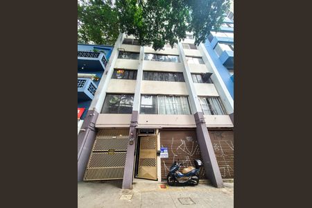Studio à venda com 28m², 1 quarto e sem vagaFachada do Prédio