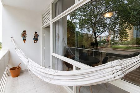 Varanda e Vista de apartamento para alugar com 1 quarto, 44m² em Consolação, São Paulo