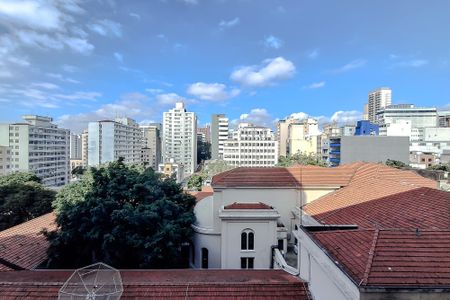 Vista da Varanda de kitnet/studio à venda com 1 quarto, 30m² em Liberdade, São Paulo