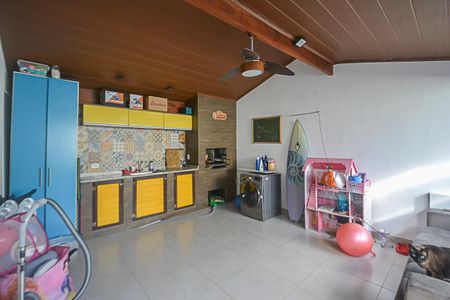 Varanda gourmet de casa de condomínio à venda com 3 quartos, 200m² em Vila Sao Leopoldo, São Bernardo do Campo