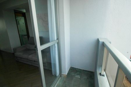 Varanda da Sala de apartamento para alugar com 2 quartos, 60m² em Vila Assunção, Santo André