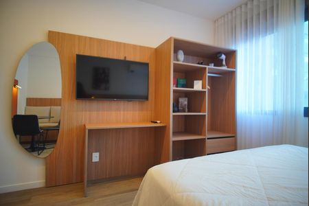 Sala - Quarto de kitnet/studio para alugar com 1 quarto, 28m² em Boa Vista, Porto Alegre