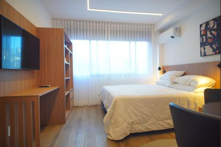 Quarto - Sala de kitnet/studio para alugar com 1 quarto, 28m² em Boa Vista, Porto Alegre
