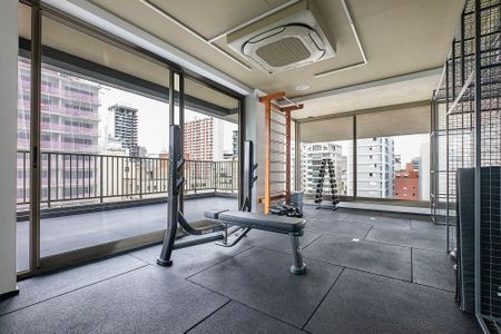 Studio para alugar com 28m², 1 quarto e sem vaga Studio para alugar com 28m², 1 quarto e sem vagaAcademia
