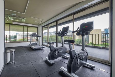 Studio para alugar com 28m², 1 quarto e sem vaga Studio para alugar com 28m², 1 quarto e sem vagaAcademia