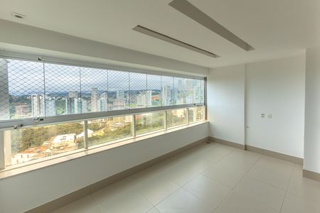 Varanda da Sala 1 de apartamento para alugar com 4 quartos, 153m² em Vila da Serra, Nova Lima