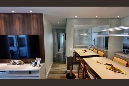 Sala - Sala de Jantar  de apartamento à venda com 3 quartos, 75m² em Campestre, Santo André