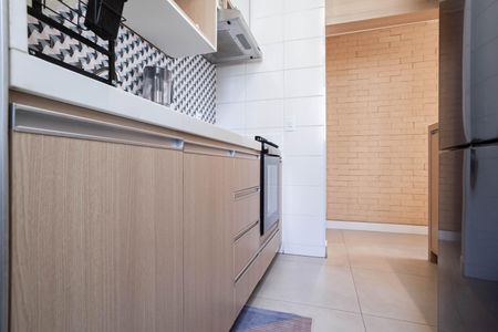 Apartamento à venda com 50m², 2 quartos e 2 vagasCozinha e Área de Serviço