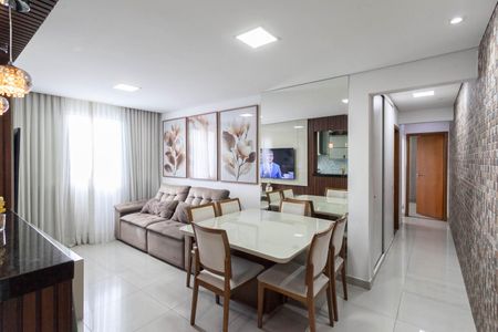 Sala de apartamento à venda com 2 quartos, 85m² em Novo Progresso, Contagem