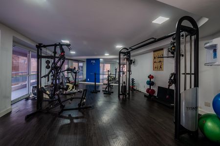 Apartamento para alugar com 63m², 1 quarto e 1 vaga Apartamento para alugar com 63m², 1 quarto e 1 vagaÁrea comum - Academia