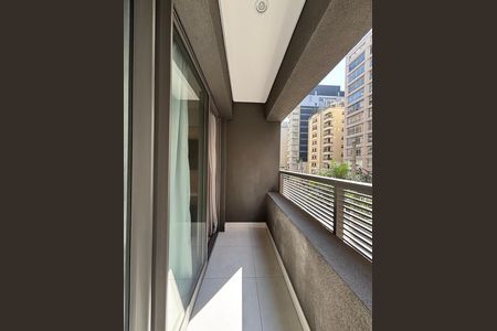 Studio para alugar com 21m², 1 quarto e sem vaga Studio para alugar com 21m², 1 quarto e sem vagaVaranda