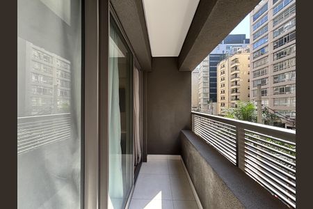Studio para alugar com 21m², 1 quarto e sem vaga Studio para alugar com 21m², 1 quarto e sem vagaVaranda