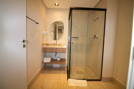 Studio para alugar com 33m², 1 quarto e sem vaga Studio para alugar com 33m², 1 quarto e sem vagaBanheiro