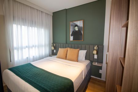 Studio para alugar com 33m², 1 quarto e sem vaga Studio para alugar com 33m², 1 quarto e sem vagaQuarto