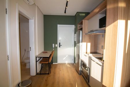 Studio para alugar com 33m², 1 quarto e sem vaga Studio para alugar com 33m², 1 quarto e sem vagaCozinha