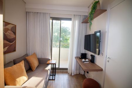Studio para alugar com 33m², 1 quarto e sem vaga Studio para alugar com 33m², 1 quarto e sem vagaSala