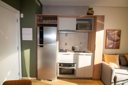 Studio para alugar com 33m², 1 quarto e sem vaga Studio para alugar com 33m², 1 quarto e sem vagaCozinha