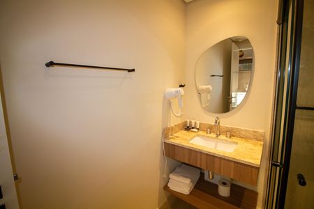 Studio para alugar com 33m², 1 quarto e sem vaga Studio para alugar com 33m², 1 quarto e sem vagaBanheiro