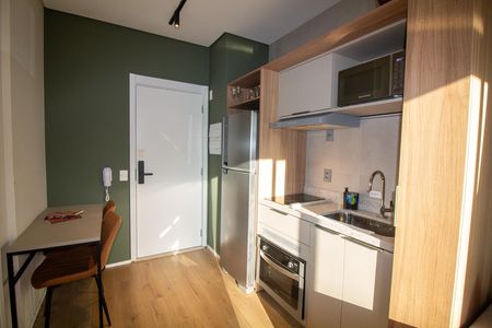 Studio para alugar com 33m², 1 quarto e sem vaga Studio para alugar com 33m², 1 quarto e sem vagaCozinha