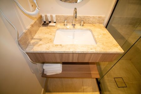 Studio para alugar com 33m², 1 quarto e sem vaga Studio para alugar com 33m², 1 quarto e sem vagaBanheiro