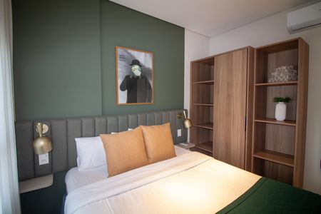 Studio para alugar com 33m², 1 quarto e sem vaga Studio para alugar com 33m², 1 quarto e sem vagaQuarto