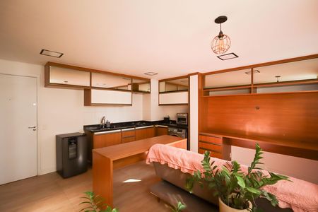 Sala de apartamento para alugar com 1 quarto, 37m² em Jardim Taquaral, São Paulo