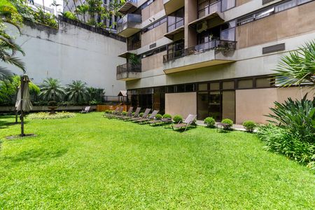 Área comum - Jardim de apartamento para alugar com 1 quarto, 54m² em Jardim Paulista, São Paulo