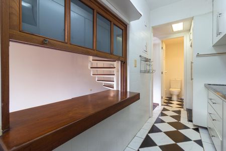 Cozinha de apartamento para alugar com 1 quarto, 54m² em Jardim Paulista, São Paulo