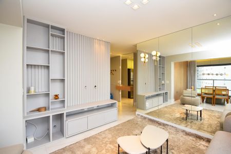 sala de estar de apartamento para alugar com 2 quartos, 70m² em Jardins, São Paulo