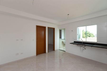 Sala / Cozinha  de apartamento para alugar com 3 quartos, 48m² em Vila Paiva, São Paulo