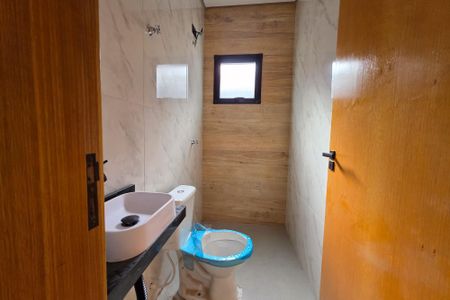 Banheiro de casa à venda com 3 quartos, 150m² em Jardim Santo Alberto, Santo André