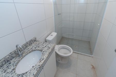 Banheiro da Suíte  de apartamento à venda com 2 quartos, 54m² em Jardim Luzdalma Sumaré, Sumaré