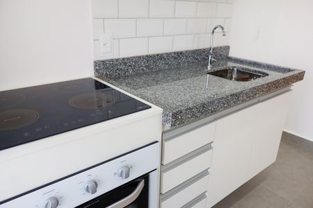 Cozinha de apartamento para alugar com 1 quarto, 25m² em Centro, Osasco