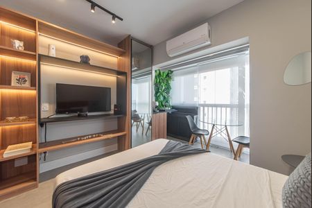 Studio para alugar com 25m², 1 quarto e sem vagaQuarto