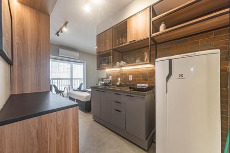 Studio para alugar com 25m², 1 quarto e sem vagaCozinha