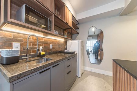 Studio para alugar com 25m², 1 quarto e sem vagaCozinha