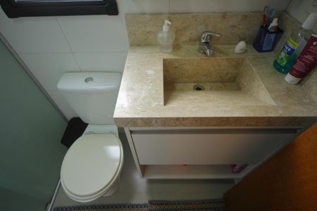 Apartamento à venda com 82m², 3 quartos e 2 vagasBanheiro da Suíte 
