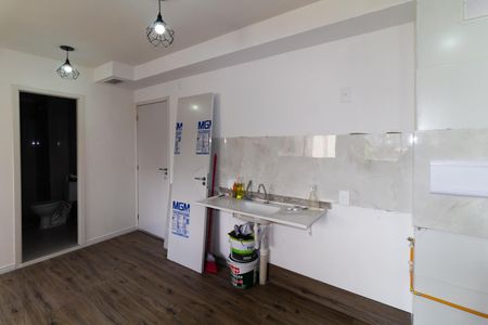 Cozinha de apartamento para alugar com 1 quarto, 32m² em Quinta da Paineira, São Paulo