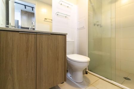 Studio para alugar com 23m², 1 quarto e sem vaga Studio para alugar com 23m², 1 quarto e sem vagaBanheiro